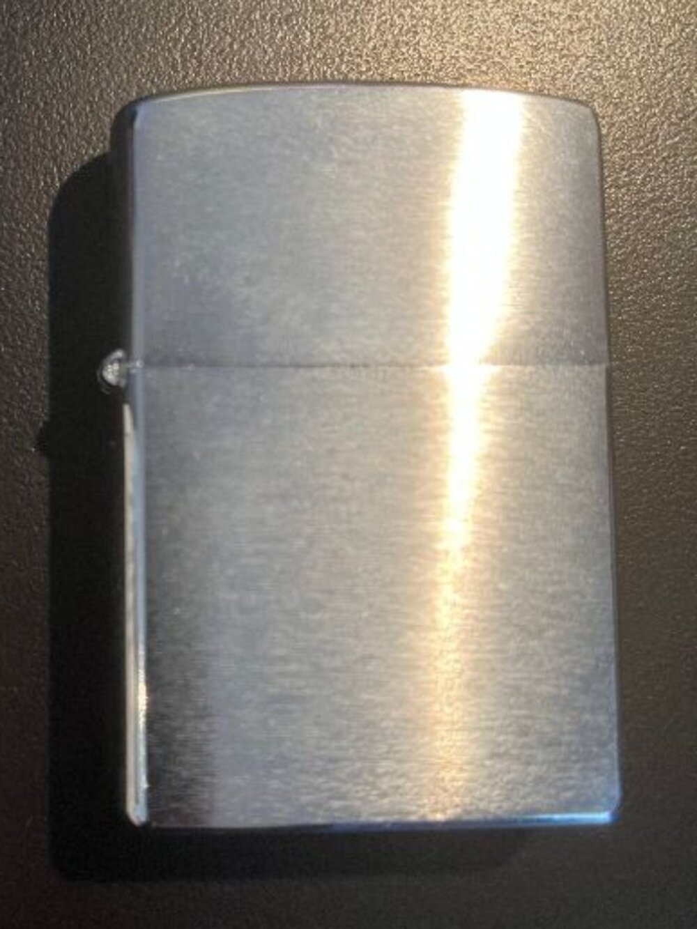 New Satin Chrome Finish Zippo Windproof Lighter